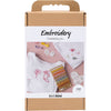 Creativ company hobby set bordado, camiseta, blanco, 1 caja