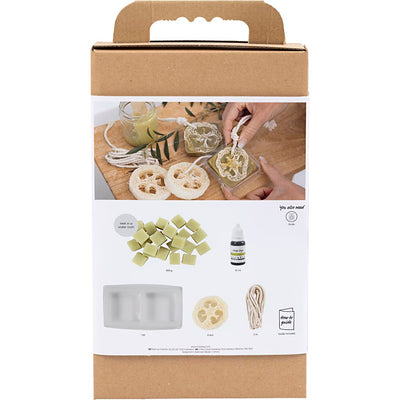 Set hobby per la produzione di sapone Creativ Company, luffa, verde oliva, 1 scatola