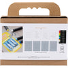 Mini set hobby Creativ Company pastelli a olio, grigio, bianco, 1 scatola