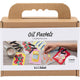 Creativ company mini hobby set pastel al óleo, gris, blanco, 1 caja