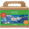 Mini set hobby Creative Company pittura, aeroplano, armonia verde blu, 1 scatola
