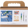 Mini set hobby Creative Company pittura, aeroplano, armonia verde blu, 1 scatola