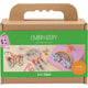 Creativ company http: www.cchobby.nl mini-hobbyset-borduurwerk-vlinder-schelp-regenboog-diverse-kleuren-1-doos