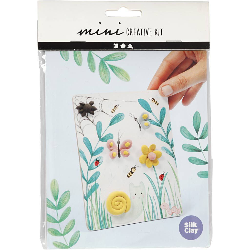 Mini kit creativo de arcilla de seda, imagen 3d, 1 caja