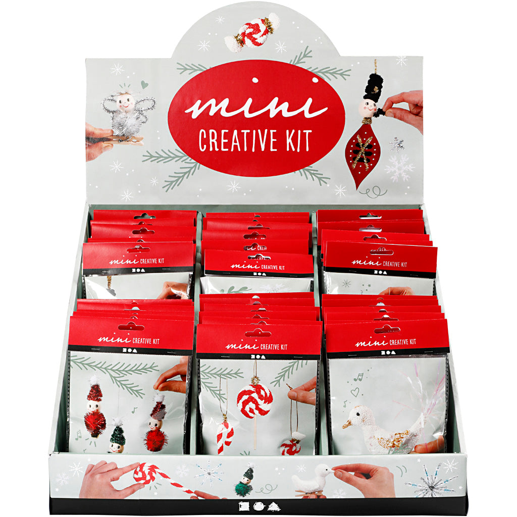 Creativ company table display with creative mini kits, h: 539 mm, w: 460 mm, 42 units. 1 box