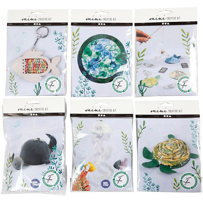 Creativ company mini set de hobby, 6 juegos 1 caja