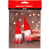 Creativ company mini kit creativo, gnomo navideño, h: 12 cm, rojo, 1 caja