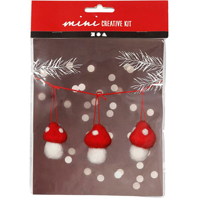 Mini kit creativo Creativ Company, funghi pendenti, h: 5,5 cm, 1 set