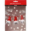 Creativ company mini kit creativo, gnomo navideño con cuerda, altura: 6 cm, 1 caja