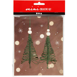 Mini Kit creativo Macrame Christmas Tree - afbeelding 1