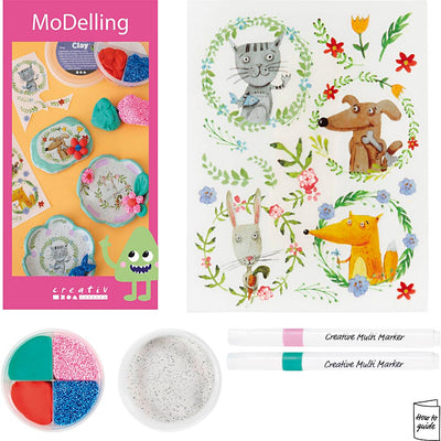 Azienda creativa my craft station scultura, vari colori, 1 scatola