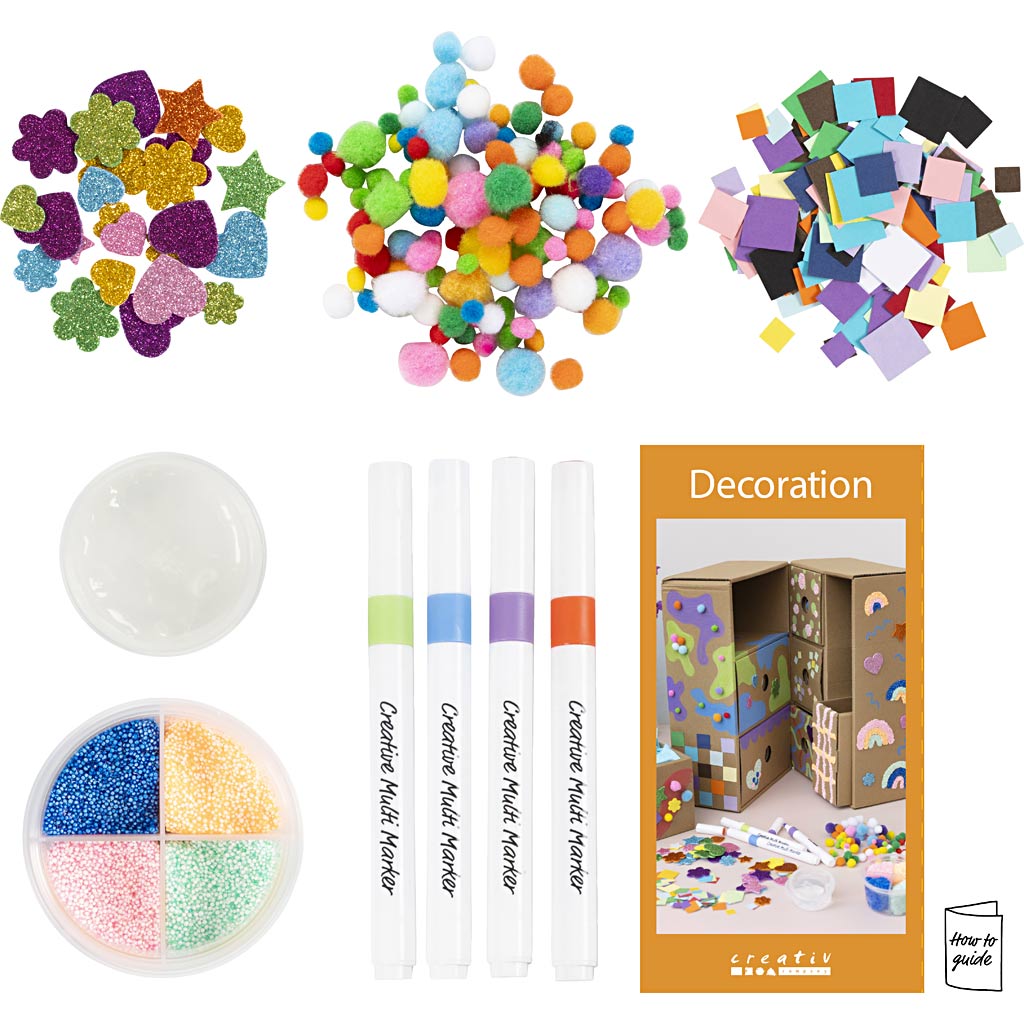 Creativ company http: www.cchobby.nl mijn-knutselstation-decoratie-diverse-kleuren-1-doos-977421