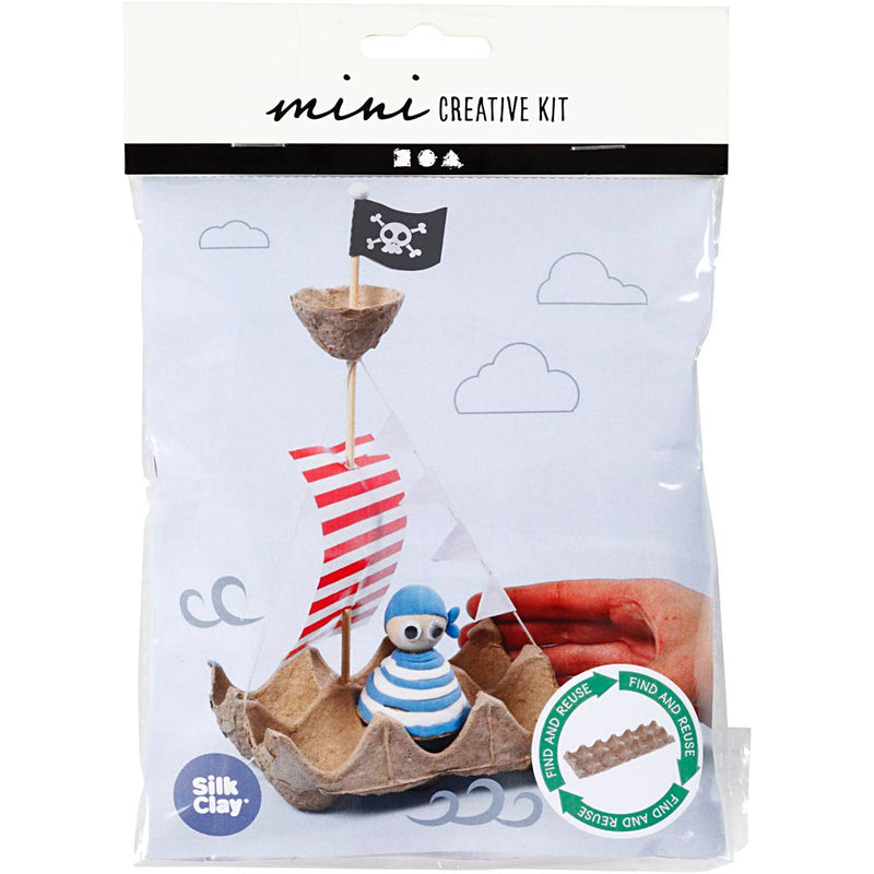 Creative Company Mini Kit Egg Box Pirate Boat