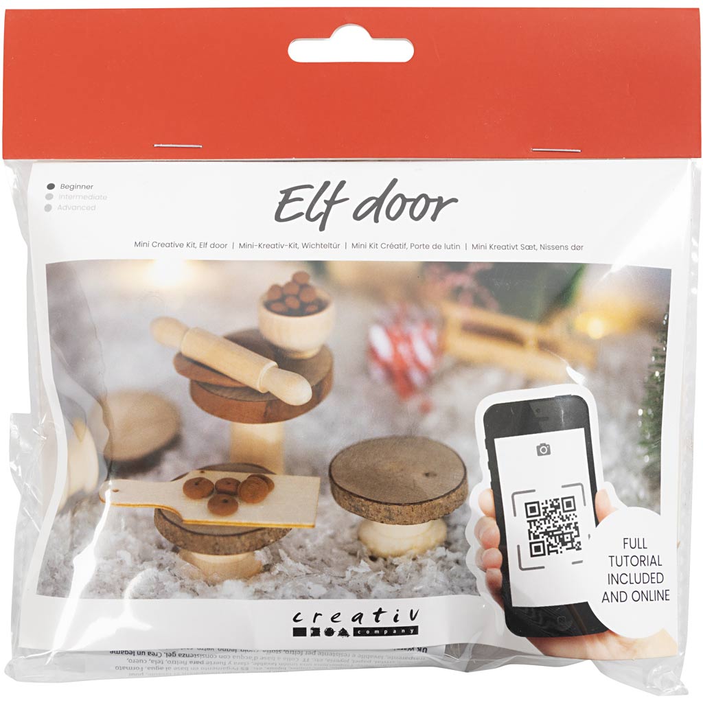 Mini set hobby della Creativ Company con porta degli gnomi, biscotti da forno, 1 scatola