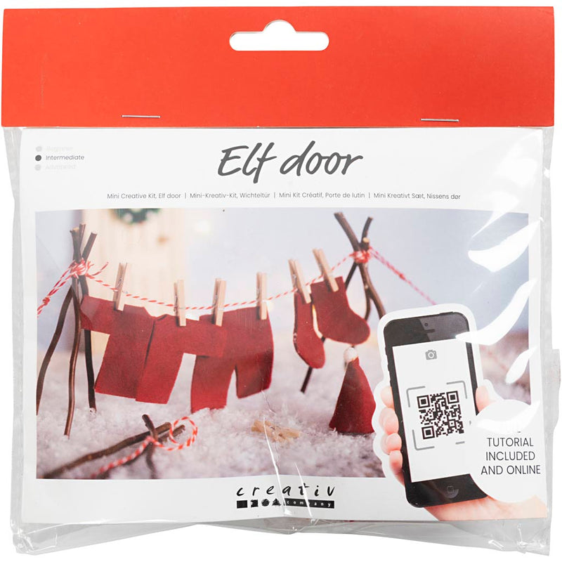 Creativ Company mini set hobby porta gnomo, lavanderia, 1 scatola