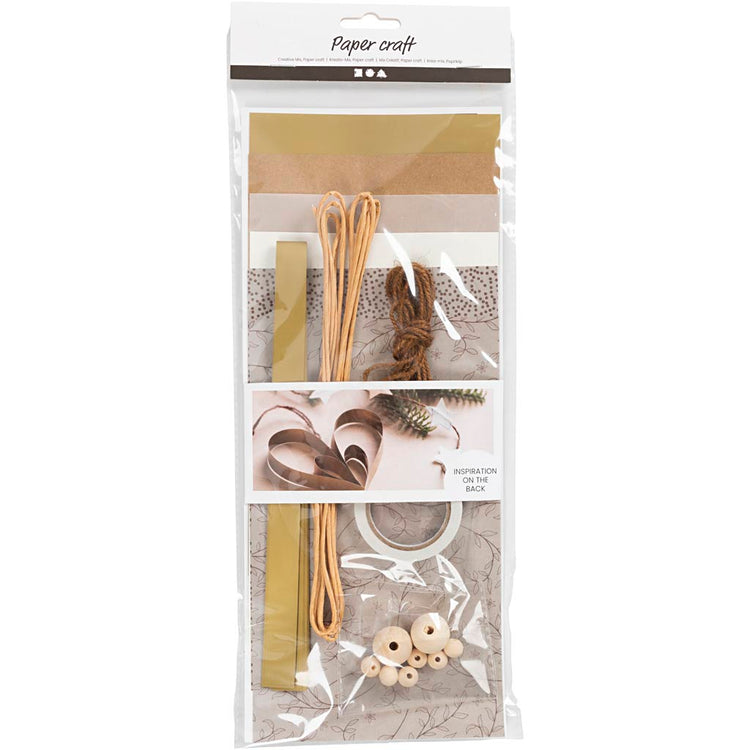 Creativ Company Creative Mix, corte de papel, natural, 1 caja