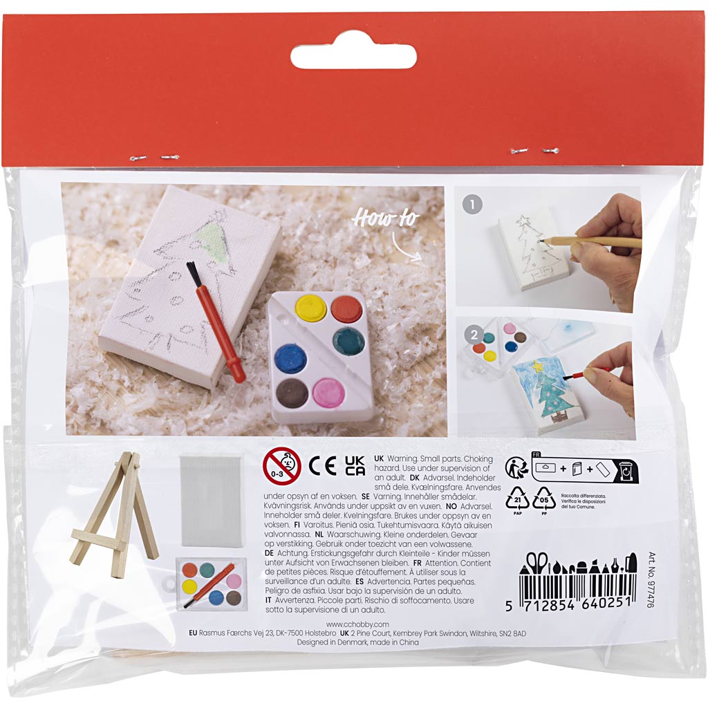 Creativ Company Mini Hobby Set Puerta de Gnomo, Artista, 1 Caja