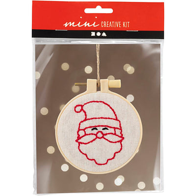 Mini set hobby da ricamo Creativ Company, Babbo Natale, 1 scatola