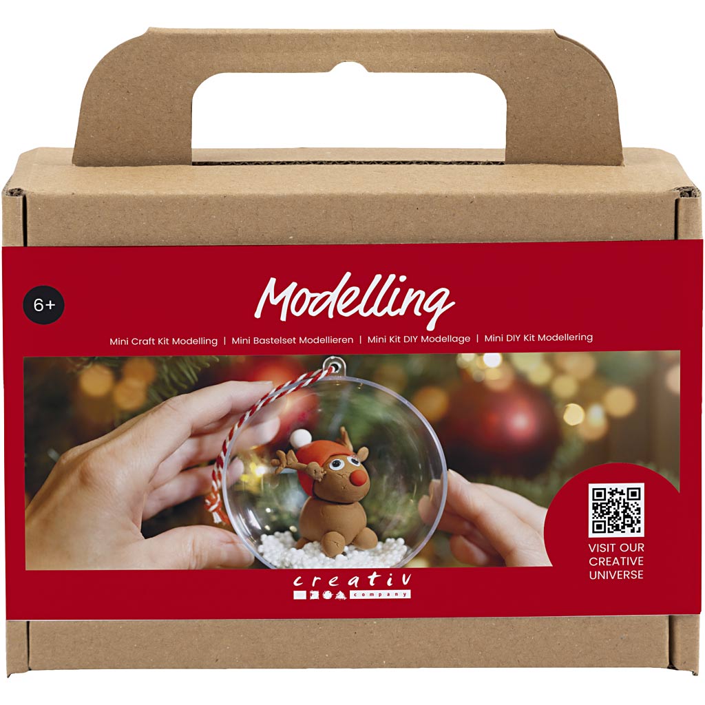 Creativ Company Mini Hobby Set para esculpir, reno, 1 caja
