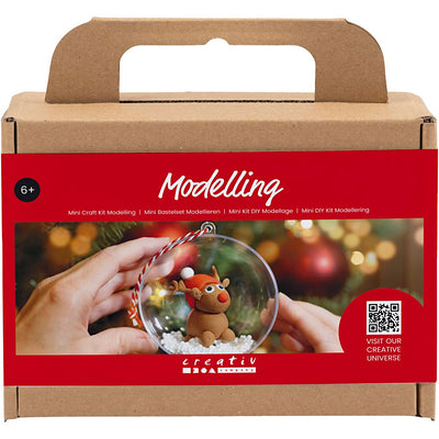 Mini set hobby per scultura Creativ Company, renne, 1 scatola