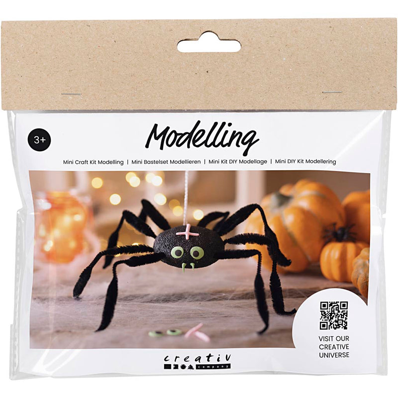 Creativ company mini hobby set esculpir, araña, 1 caja