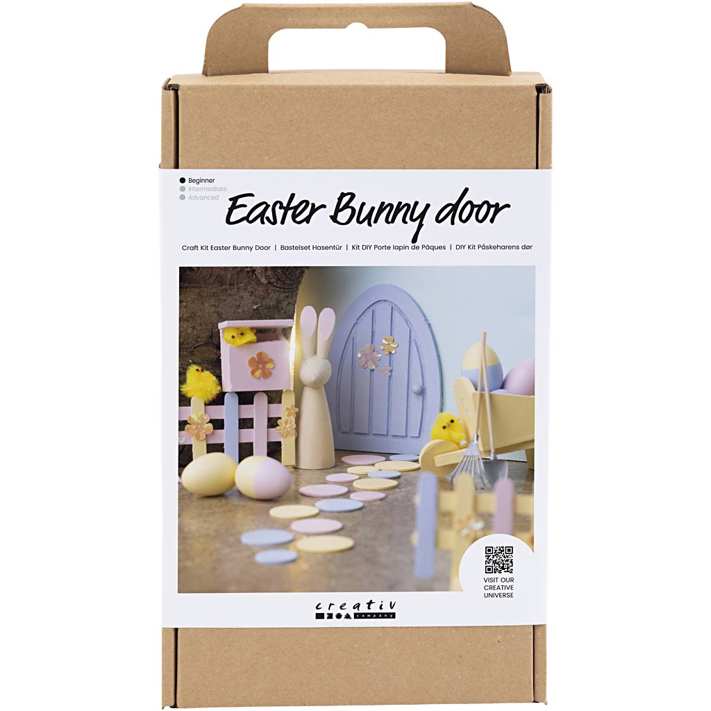 Set hobby Creativ Company Set porta coniglietto pasquale, colori pastello, 1 scatola