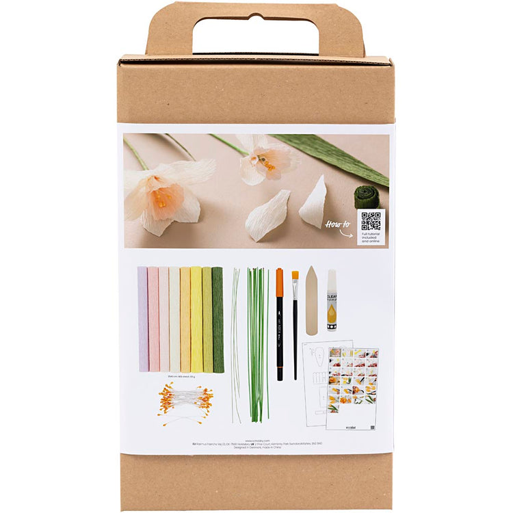 Creativ company hobbyset crepepapier bloemen maken