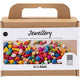 Creativ company mini caja creativa para joyas, aprox. 564 piezas, colores alegres, 1 caja
