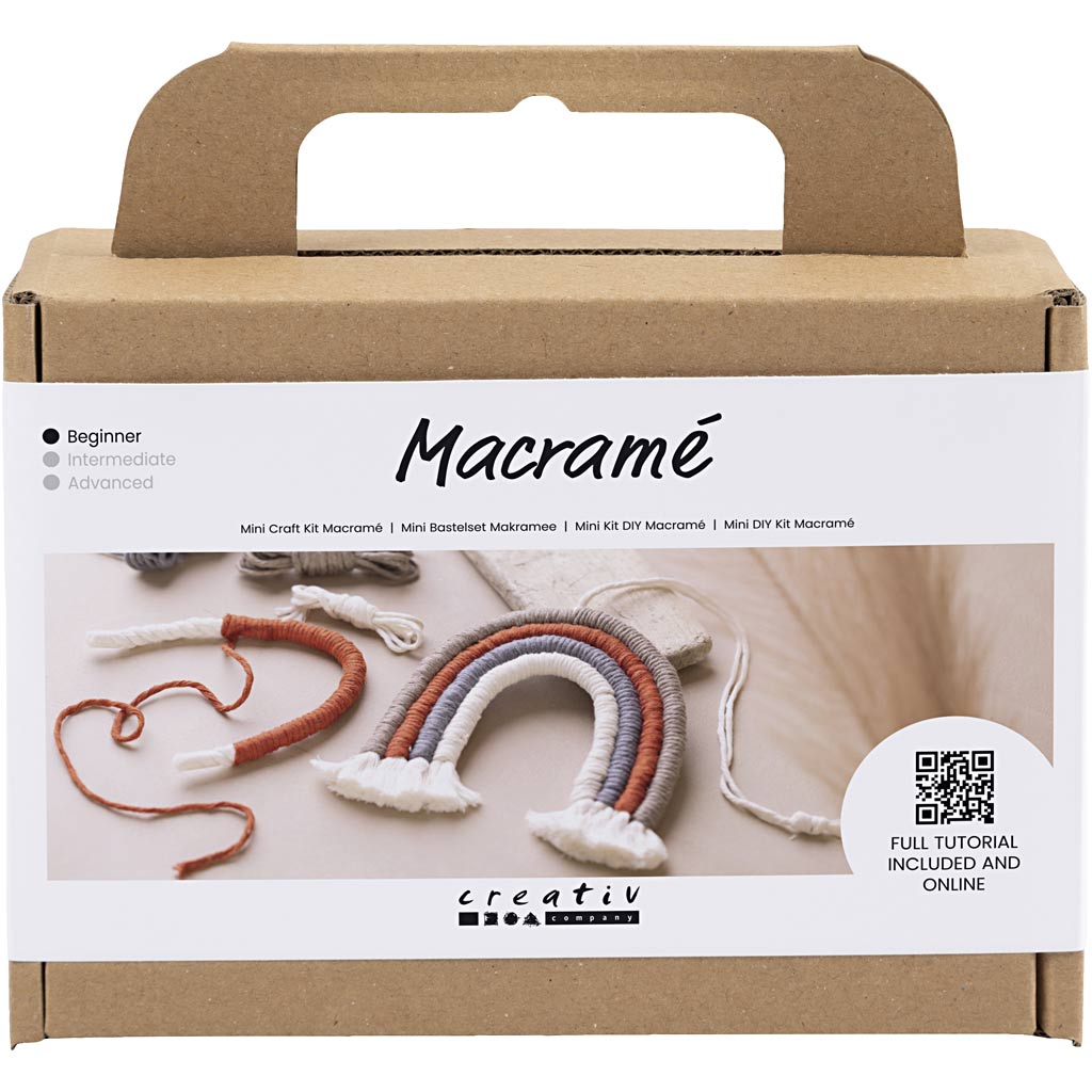 Creative Company Mini hobbyset macrame arcobaleno