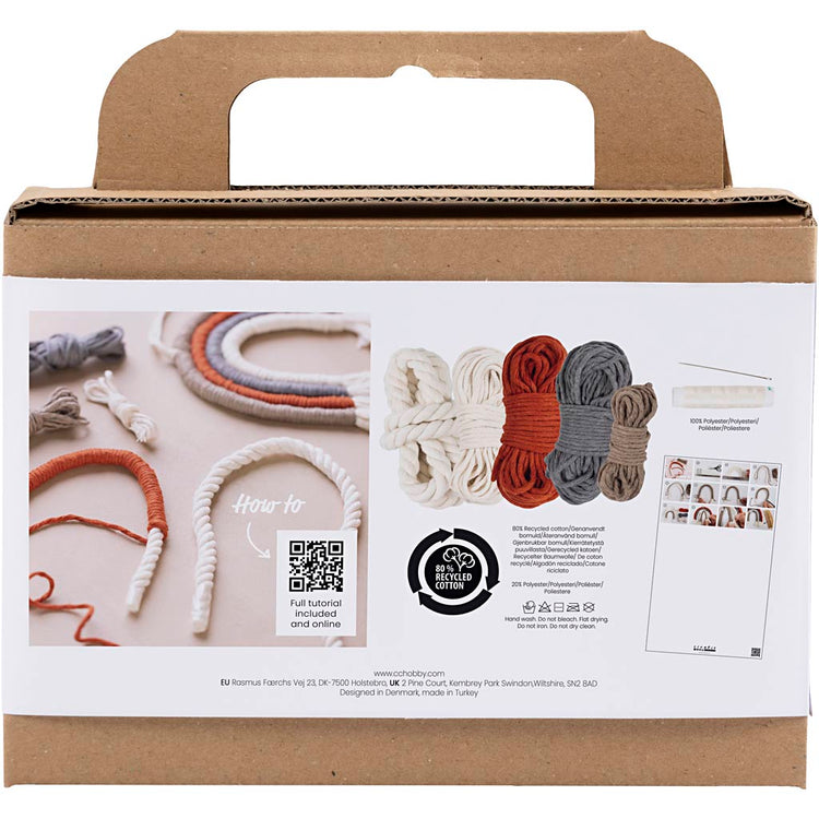 Creativ Company Mini HobbySet Macrame Rainbow