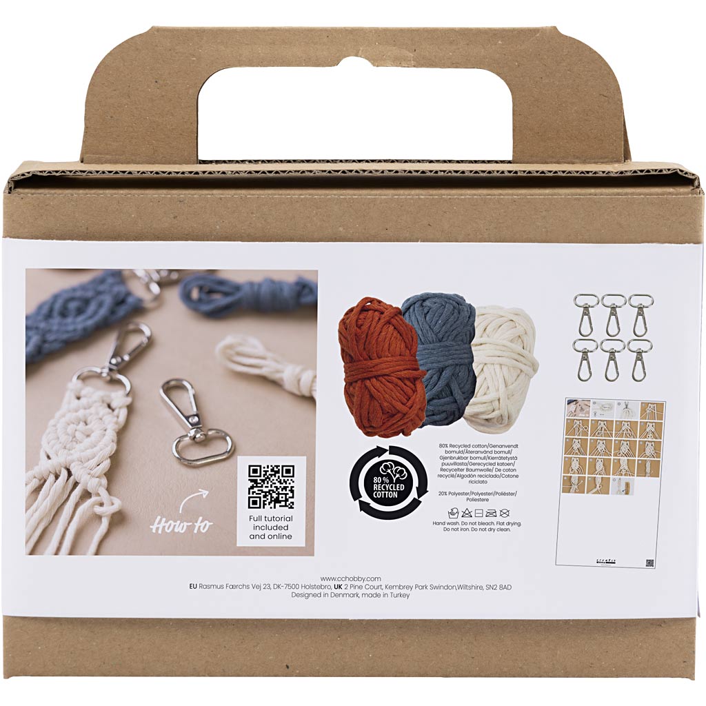 Creative Company Mini Hobbyset Macrame Chiave Catene