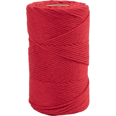 Creative Company Macrame Cord Red, 198m