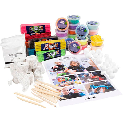 Conjunto de grupo de modelado de empresa Creativ, 1 caja