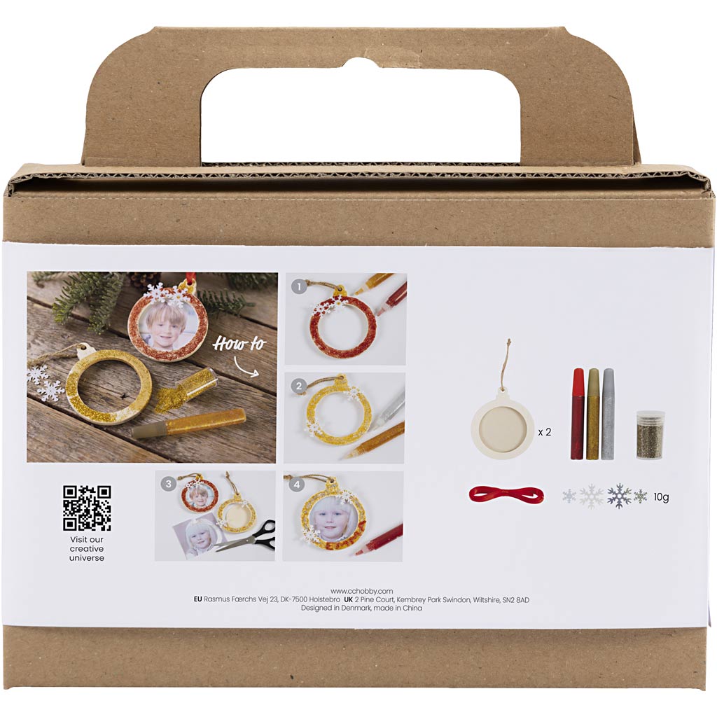 Creativ company mini hobby set Christmas decorations, frames, 1 box