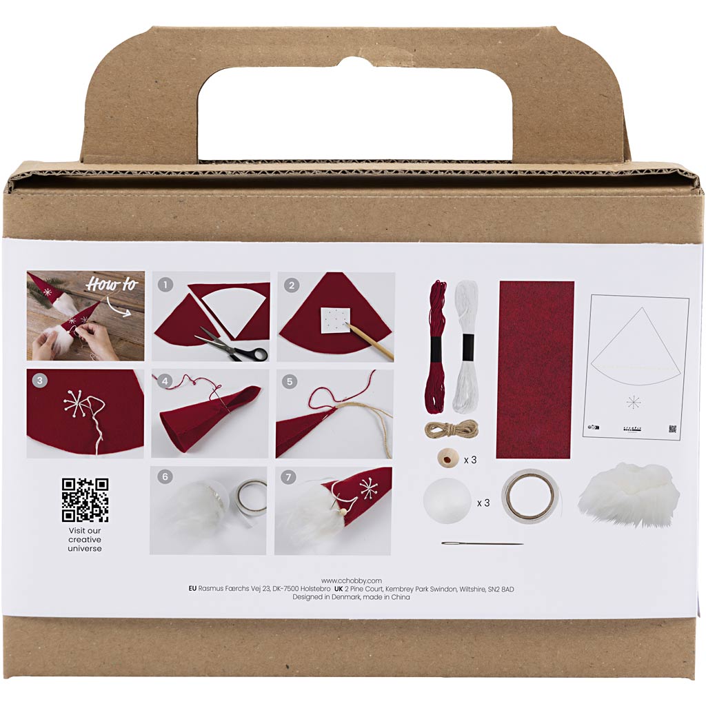 Set hobby Creativ Company Gnomo natalizio, 1 scatola