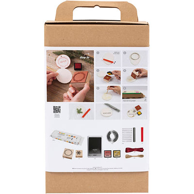 Creativ company hobbyset kerstornamenten zelfhardende klei