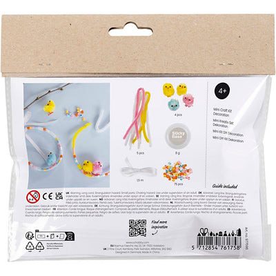 Creativ company mini set de decoración para hobby, varios colores, 1 caja