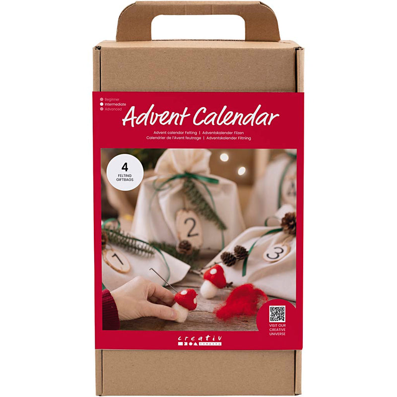 Calendario dell'avvento in feltro della Creative Company, 1 scatola