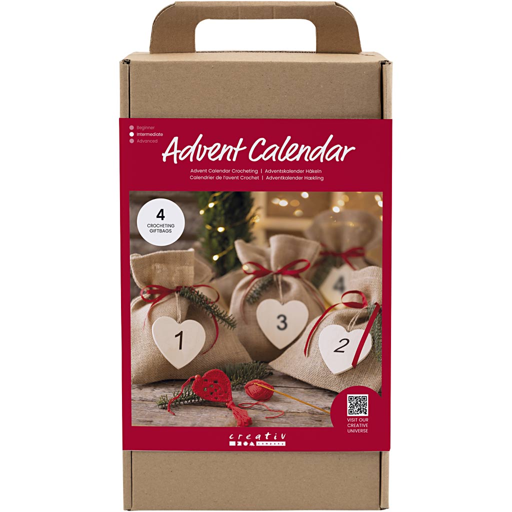 Calendario de adviento de crochet de Creativ Company, 1 caja