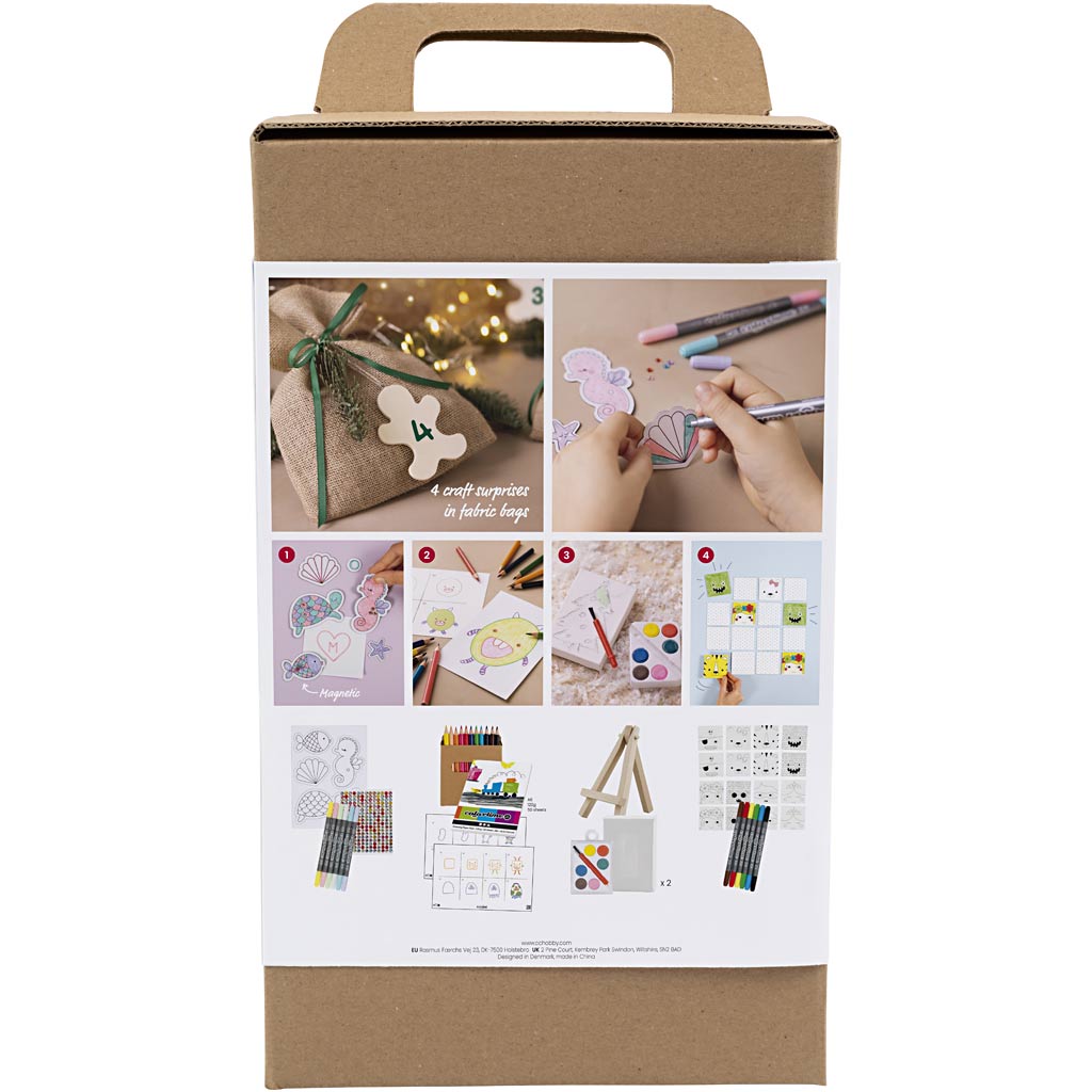 Creativ company drawing advent calendar, drawing, 1 box