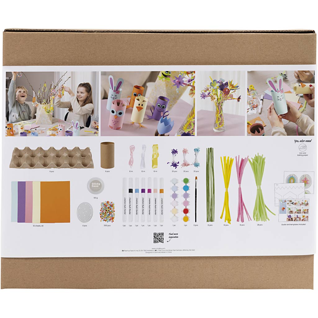 Creativ Company Group set primavera creativa, colores primaverales, 1 caja