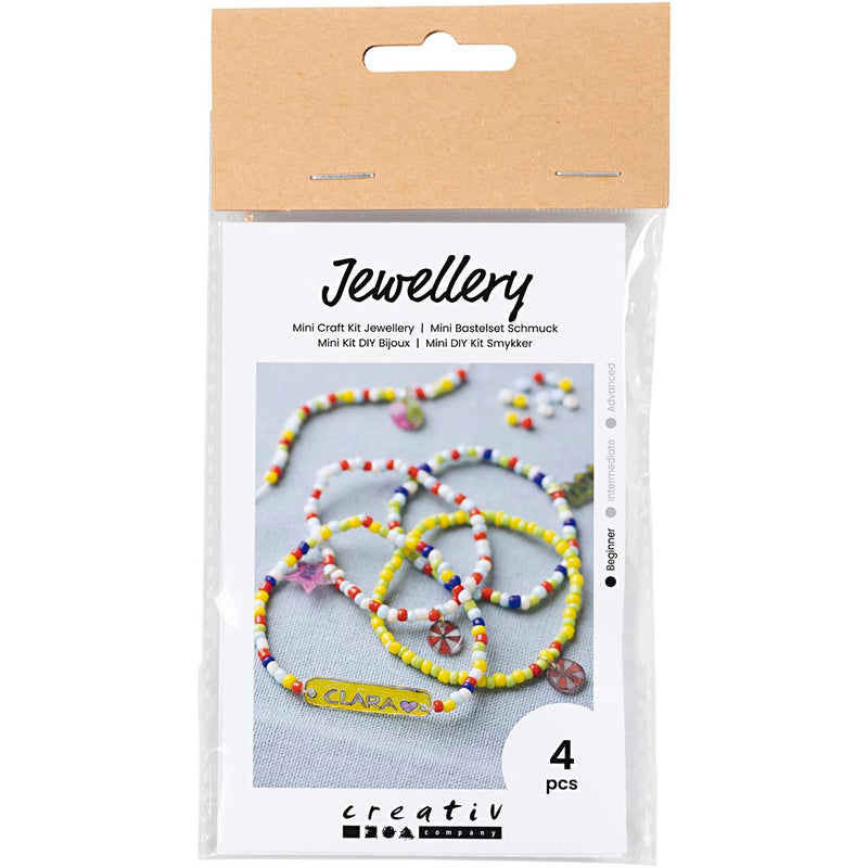 Creative Company Mini hobbyset gioielleria Shrink Film Bracelets Yellow