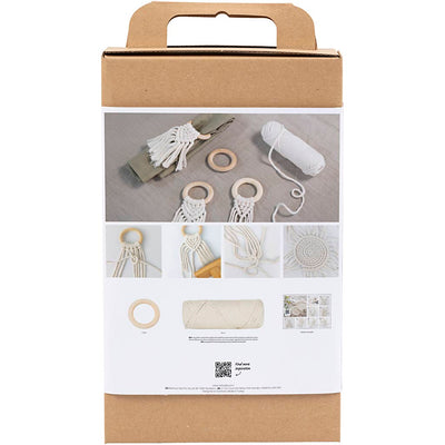 Creative Company Hobbyset Macrame Table Decoration Off-White