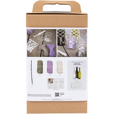 Creative Company Hobbyset Macrame Glass Decoration