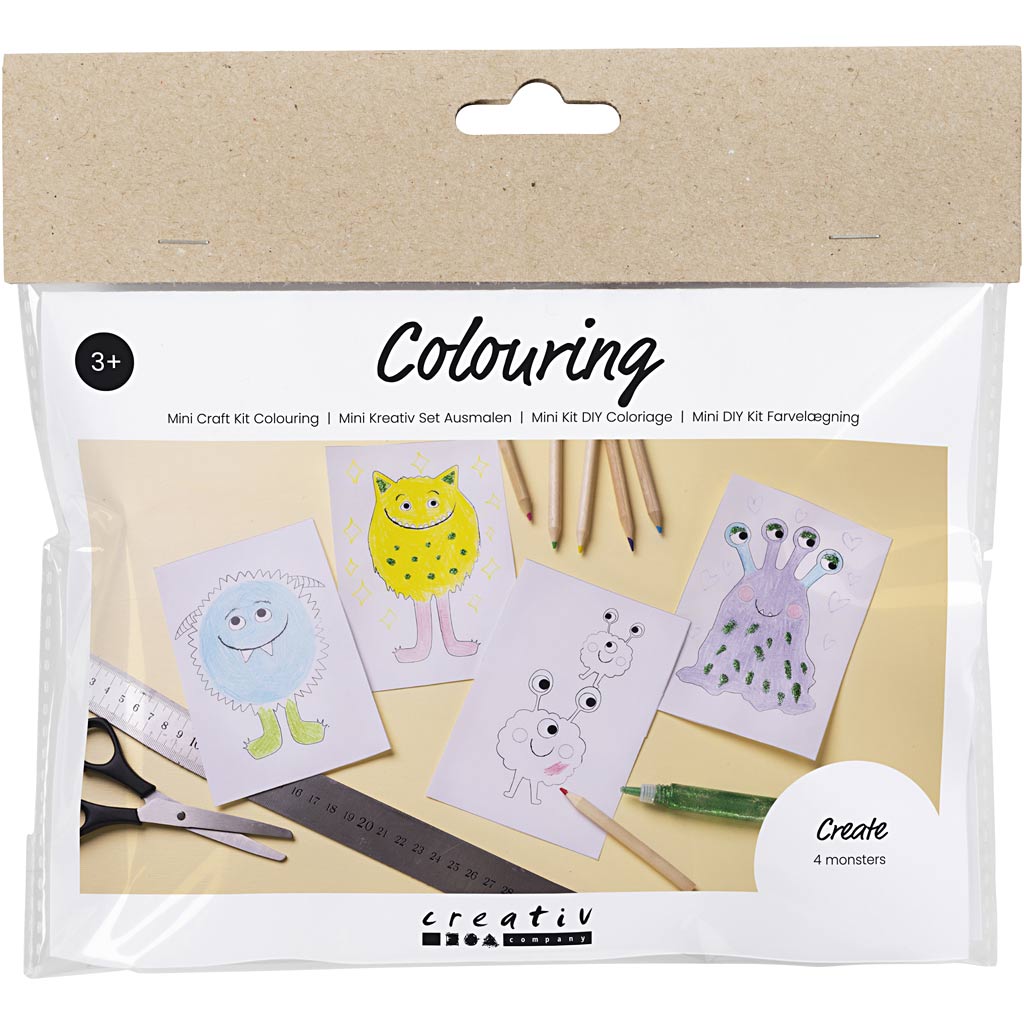 Mini set hobby Creative Company colori, campione, vari colori, 1 scatola