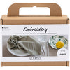 Creative Company Mini hobbyset ricamo service Dusty Green