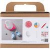 Mini set hobby per scultura Creativ Company, Monster Freddy, rosa neon, 1 scatola