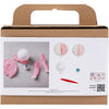 Mini set hobby per scultura Creativ Company, Monster Sally, rosa chiaro, 1 scatola