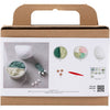 Creativ company mini hobby set sculpting, monster lulu, light green, dark green, 1 box
