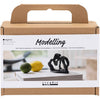 Mini set hobby per scultura, statuetta, nero, 1 scatola della Creative Company